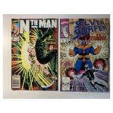 2 MARVEL COMICS SILVER SURFER #38 & NTH MAN #10