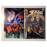 2 DC COMICS SHADOW WAR ZONE 1 & RED HOOD:OUTLAW 32