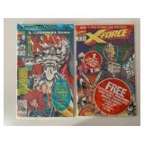 2 MARVEL COMICS UNCANNY X-MEN #296 & X-FORCE #1