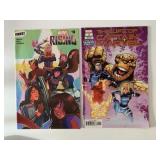 2 MARVEL COMICS CAPTAIN MARVEL #2 & RISING #0