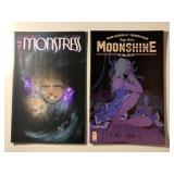 2 IMAGE COMICS MONSTRESS #40 & MOONSHINE #12