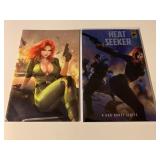 2 TITAN COMICS HEAT SEEKER #1 & 3 ADULT READ