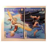 2 MARVEL COMICS EXTERMINATION #1 & 2