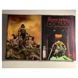 2 TITAN COMICS THE SAVAGE SWORD OF CONAN #1 & 3