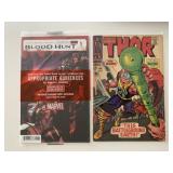 2 MARVEL COMICS BLOOD HUNT #1 & MIGHTY THOR #144