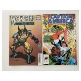 2 MARVEL COMICS WOLVERINE #1 & CAPTAIN AMERICA 320