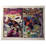 2 MARVEL COMICS WEB OF SPIDER-MAN #63 & 66