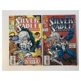 2 MARVEL COMICS SILVER SABLE &  WILD PACK #17 & 19
