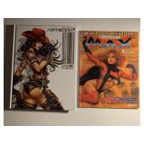 1 PENTHOUSE COMIC MAGAZINES & 1 ARTBOOK SEE DESC.