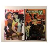 2 IMAGE COMICS APHRODITE V #1 & HACK/SLASH #9