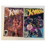 2 MARVEL COMICS THE UNCANNY X-MEN #202 & 205