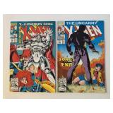 2 MARVEL COMICS THE UNCANNY X-MEN #296 & 297