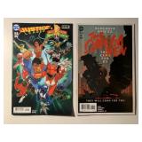 2 DC COMICS JUSTICE LEAGUE #2 & THE OMEGA MEN #7