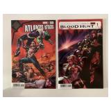 2 MARVEL COMICS ATLANTIS ATTACKS #5 & BLOOD HUNT 1
