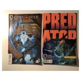 2 DARK HORSE COMICS PREDATOR #5 & GOD OF WAR #4