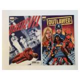 2 MARVEL COMICS DAREDEVIL #3 & OUTLAWED #1