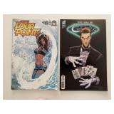 2 ASPEN COMICS CHARISMAGIC #6 & THE FOUR POINT #4