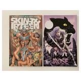 2 IMAGE COMICS SKIN THIRTEEN #18 & ROSE #5