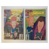2 MARVEL COMICS BEAVIS AND BUTT-HEAD #2 & 8