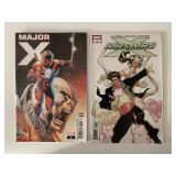 2 MARVEL COMICS MAJOR X #0 & MR & MRS X #1