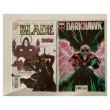 2 MARVEL COMICS DARK HAWK #1 & BLADE #2