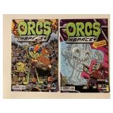 2 ONI COMICS ORCS IN SPACE #5 & 6
