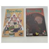 2 ONI COMICS RICK AND MORTY #53 & 56