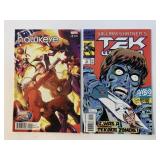 2 MARVEL COMICS TEK WORLD #14 & HAWKEYE #9