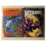 2 WIZARD COMICS #18 W/POSTER & #20 W/POSTER