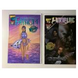2 WIZARD COMICS HITCHBLADE #1/2 & FATHOM #1