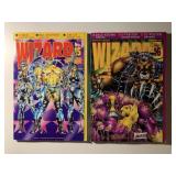 2 WIZARD COMICS #15 W/POSTER & #16 W/POSTER