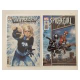 2 MARVEL COMICS INVISIBLE WOMAN 1 & SPIDER-GIRL 76