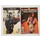2 MARVEL COMICS X-MEN GOLD #8 & HAWKEYE #9