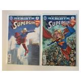 2 DC COMICS DC UNIVERSE REBIRTH SUPERGIRL #1 & 3