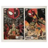 2 MARVEL COMICS SPIDER-MAN VS. DEADPOOL #37 & 38