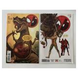 2 MARVEL COMICS SPIDER-MAN VS. DEADPOOL #39 & 40