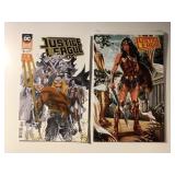 2 DC COMICS JUSTICE LEAGUE #1 & 10