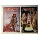 2 DYNAMITE COMICS RED SONJA #2 & 10