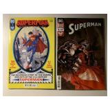 2 DC COMICS SUPERMAN #1 & 4