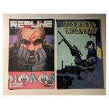 2 ONI COMICS QUEEN & COUNTRY #1 & REDLINE #4