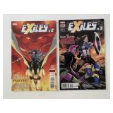 2 MARVEL COMICS EXILES #2 & 3