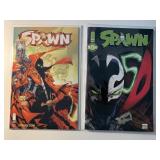 2 IMAGE COMICS SPAWN #107 & 250