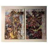 2 IMAGE COMICS CURSE OF THE SPAWN #9 & 10