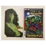 2 MARVEL COMICS THE IMMORTAL HULK #1 & SHE HULK #1