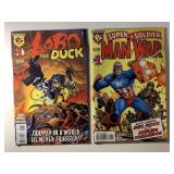 2 AMALGAM COMICS MAN WAR #1 & LOBO THE DUCK #1