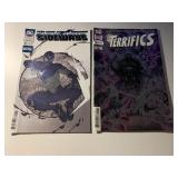 2 DC COMICS THE TERRIFICS #9 & SIDEWAYS #9