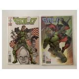 2 MARVEL COMICS SOLO #2 & 4 ONE MAN WAR ON TERROR