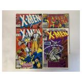 4 MARVEL COMICS X-MEN # 7, 8, 9, 12