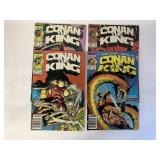 4 MARVEL COMICS CONAN THE KING # 52-55