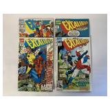 4 MARVEL COMICS EXCALIBUR #52, 53, 55, 82